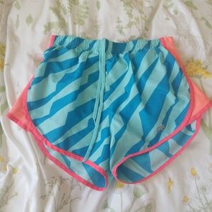 Zebra print running shorts